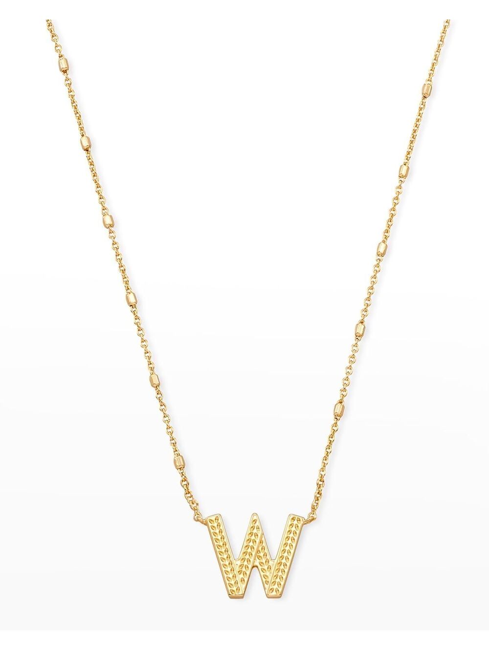 Kendra Scott Letter W Pendant Necklace